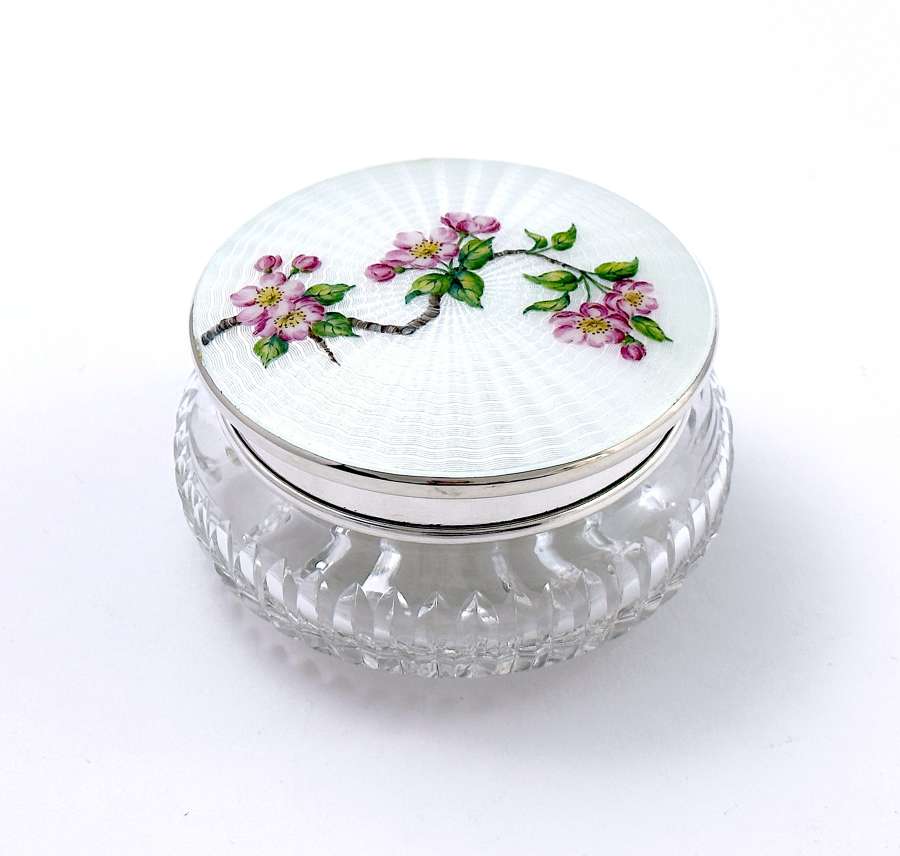 French Crystal, Enamel & Porcelain Jewellery Boxes