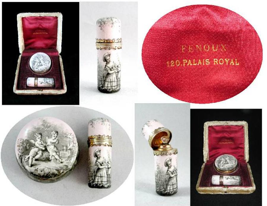 Palais Royal Perfume Bottle & Pill Box