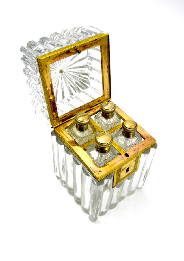 Early High Quality Baccarat Perfume Casket