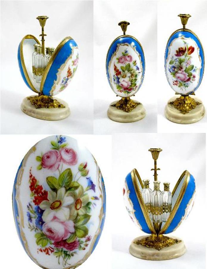 Antique Baccarat Opaline Glass Scent Casket