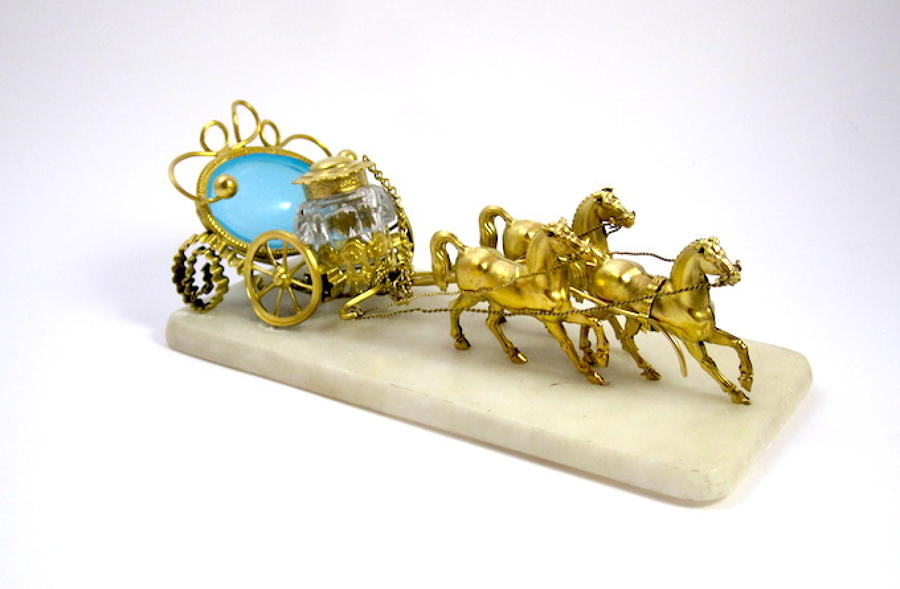 Palais Royal Opaline Inkwell Carriage
