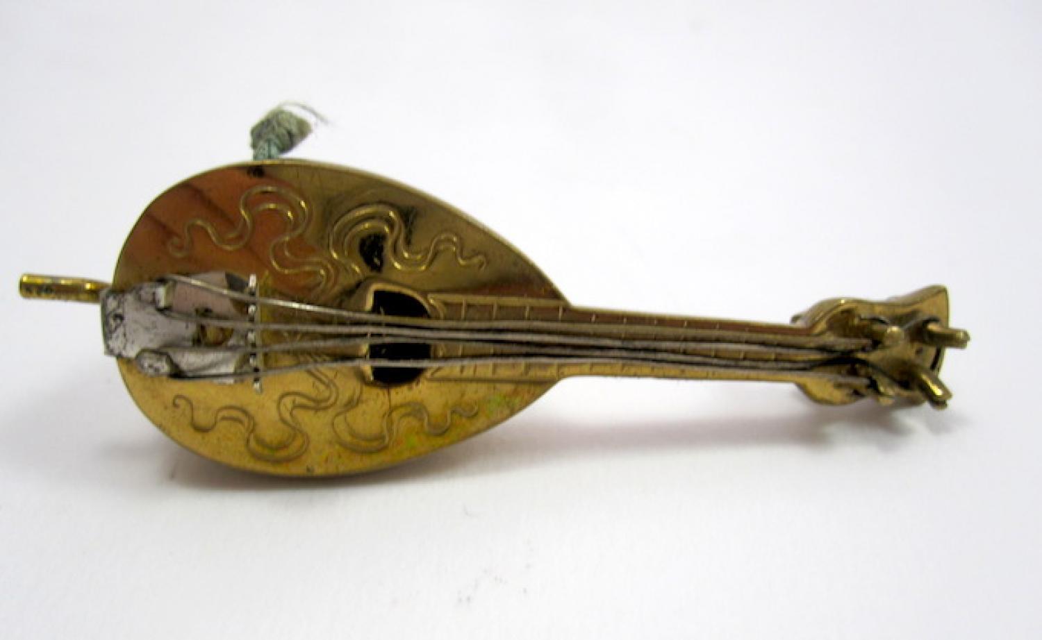 Antique Mandolin Tape Measure / Sewing Item