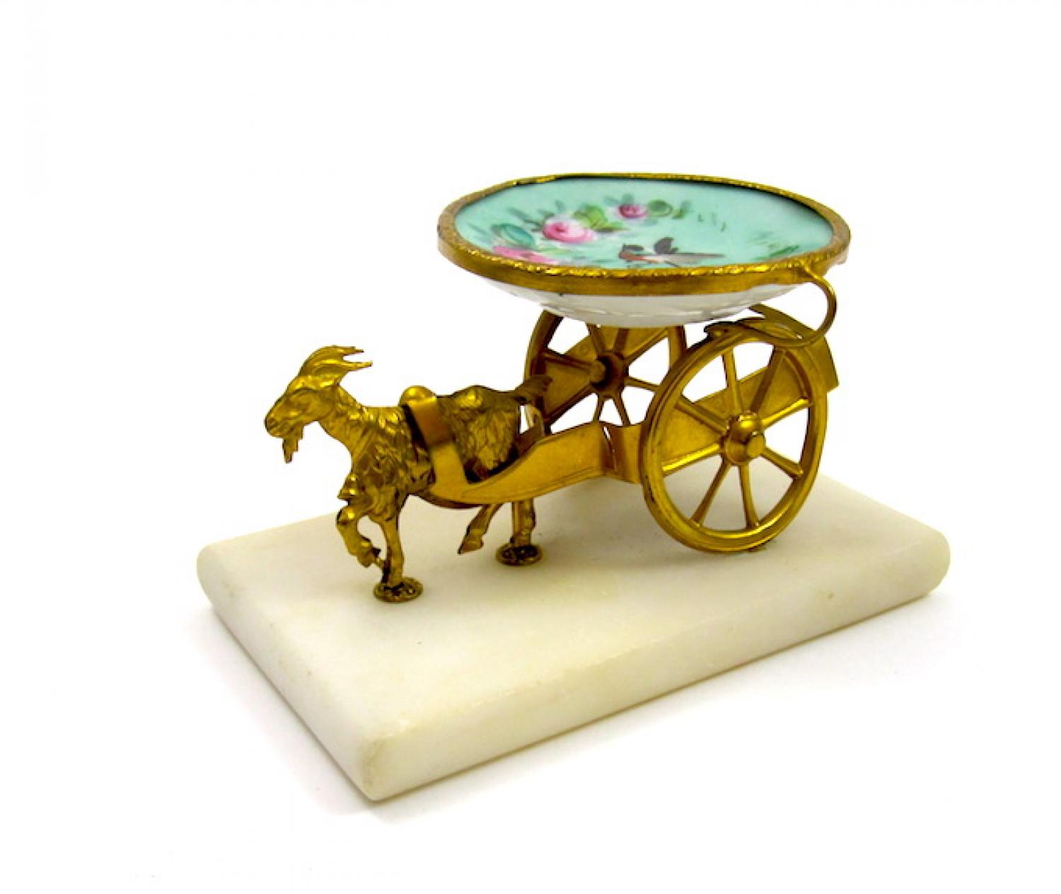 Antique French Goat Cart