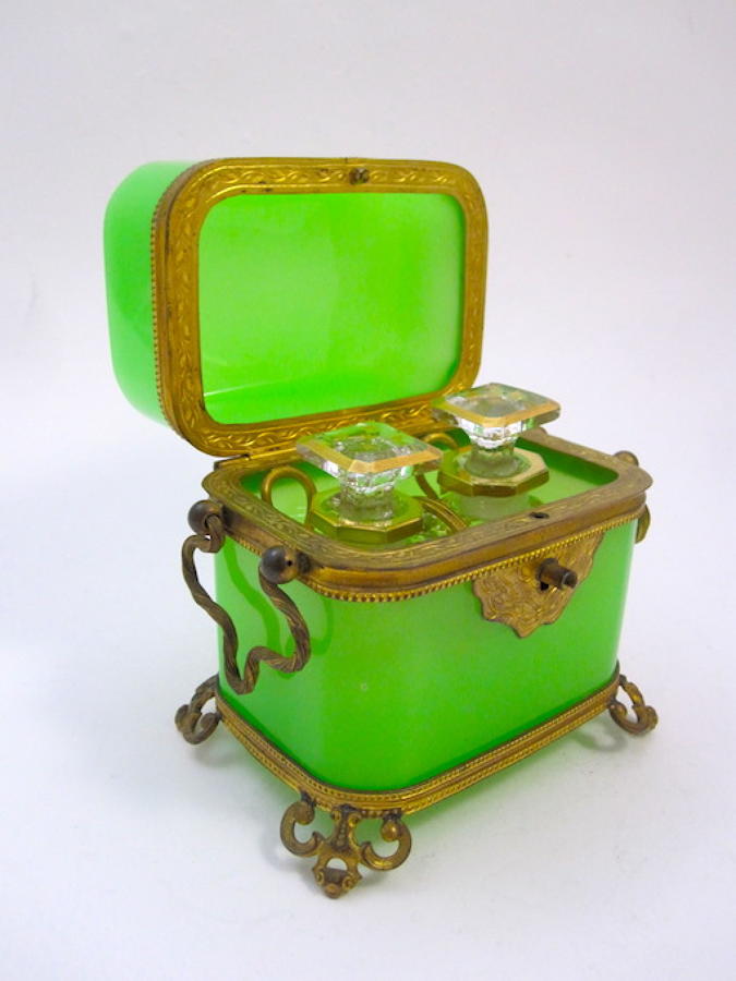 Antique Baccarat Perfume Casket Box