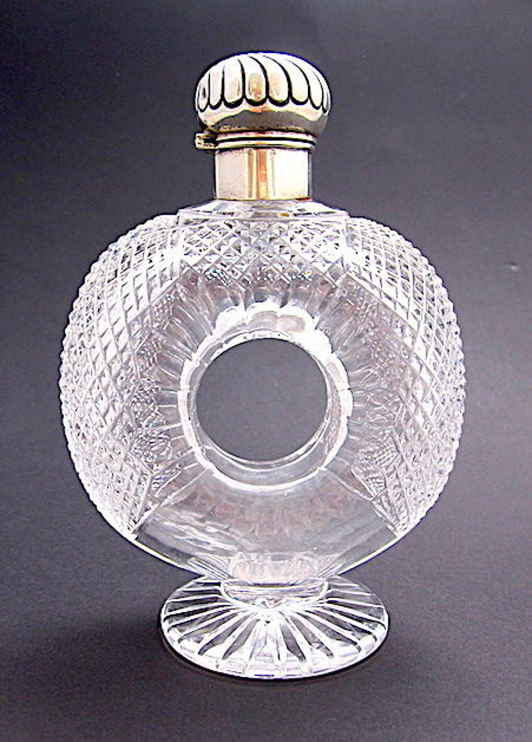 Antique Horace Woodward & Co Ltd Cut Crystal Perfume Bottle