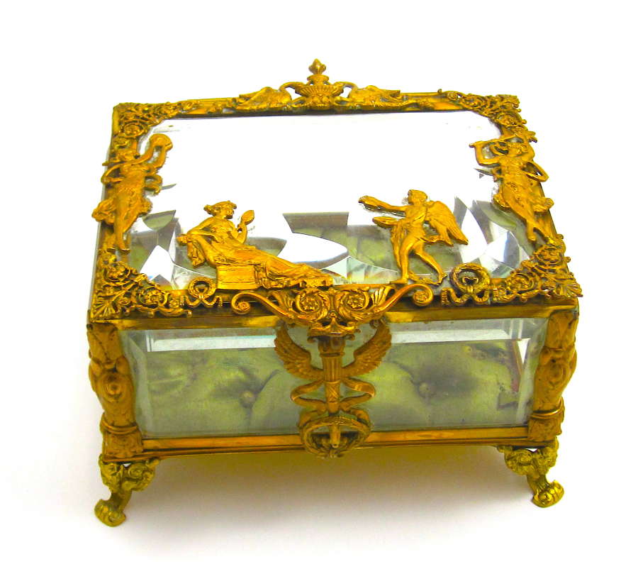 Fine Antique French Empire Jewellery Casket Box