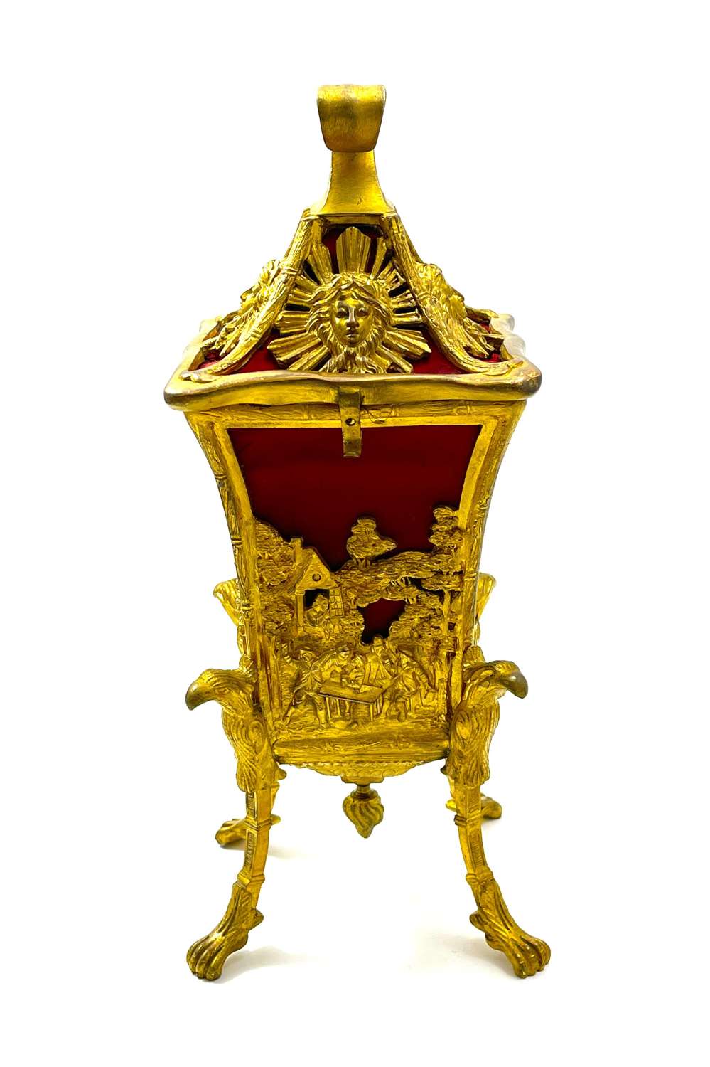 Antique Marquise de Sevigne, Paris, Lantern Shaped Box