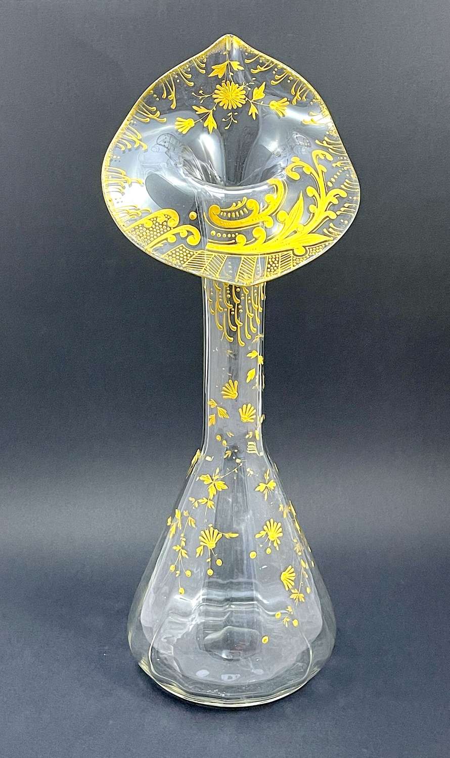 Fabulous Unusual Large Antique St Louis Glass Vase