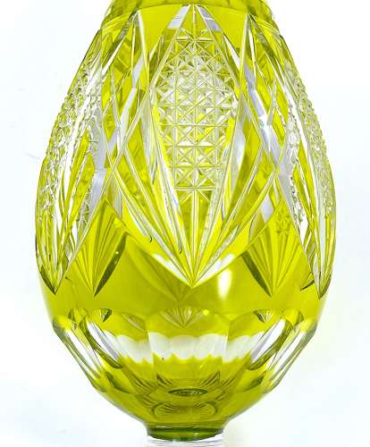 Tall Fine Quality Antique Baccarat Cut Crystal Decanter and Stopper