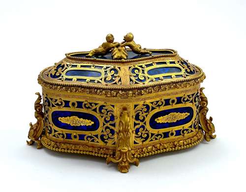 Fabulous French Jewellery Casket Probably by Tahan of Paris.