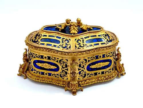 Fabulous French Jewellery Casket Probably by Tahan of Paris.