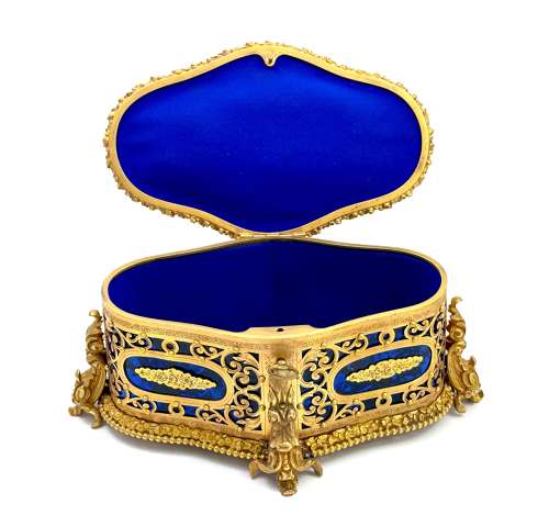 Fabulous French Jewellery Casket Probably by Tahan of Paris.