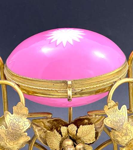 Large High Quality Palais Royal French Opaline Perfume Set