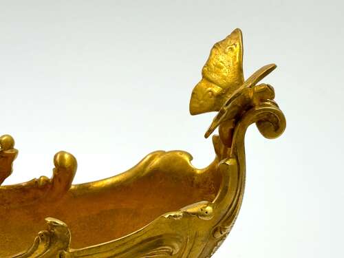 Fine Large Antique Signed Dore Bronze Whimsical Centrepiece