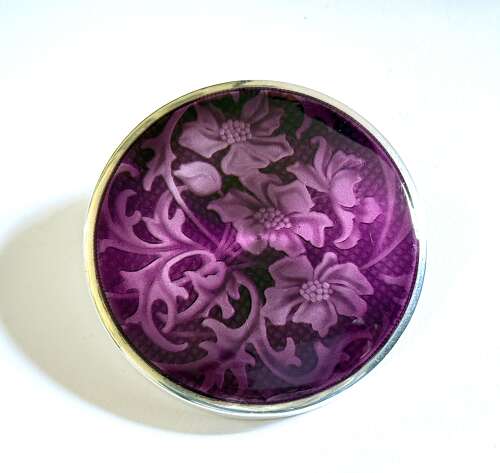 High Quality Antique Swiss Silver and Enamel Box, Geneva Circa 1930