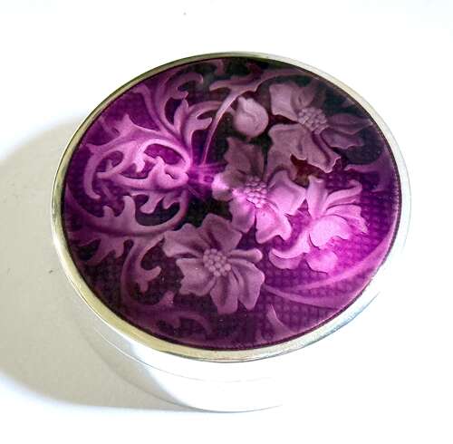 High Quality Antique Swiss Silver and Enamel Box, Geneva Circa 1930