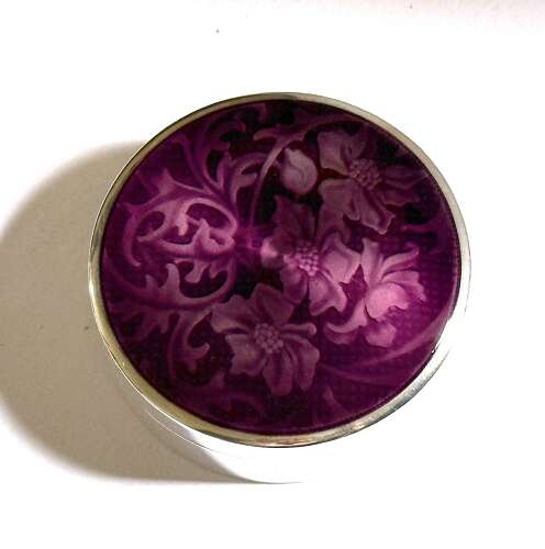 High Quality Antique Swiss Silver and Enamel Box, Geneva Circa 1930