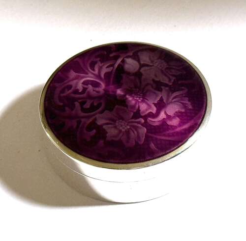 High Quality Antique Swiss Silver and Enamel Box, Geneva Circa 1930