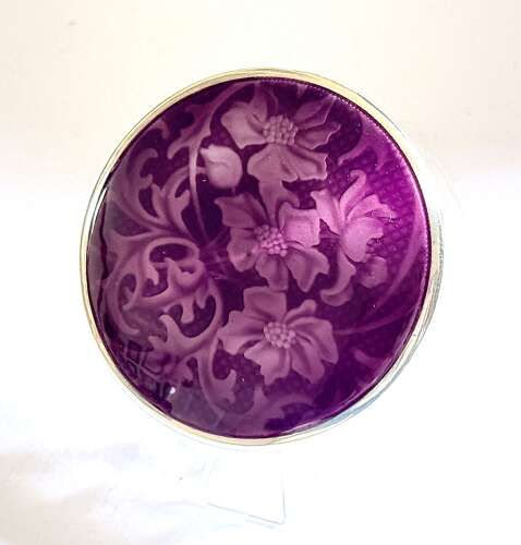 High Quality Antique Swiss Silver and Enamel Box, Geneva Circa 1930