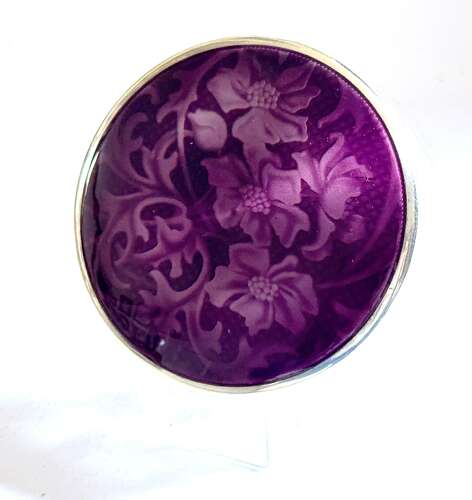High Quality Antique Swiss Silver and Enamel Box, Geneva Circa 1930