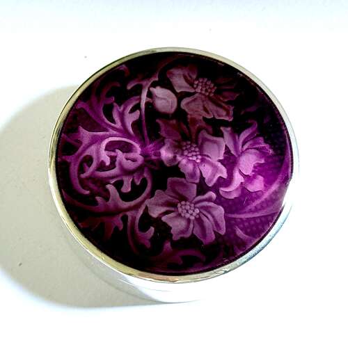 High Quality Antique Swiss Silver and Enamel Box, Geneva Circa 1930