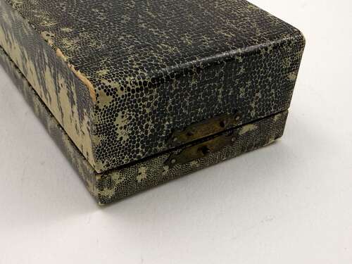 A Fine Antique French Vanity Set, of Matching Perfume Bottle & Pill Box