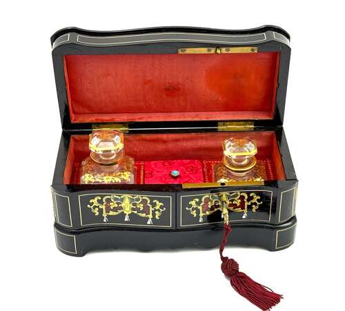 A Fine French Napoleon III St Louis Perfume Casket By Maison Vervelle, Paris, Circa 1850